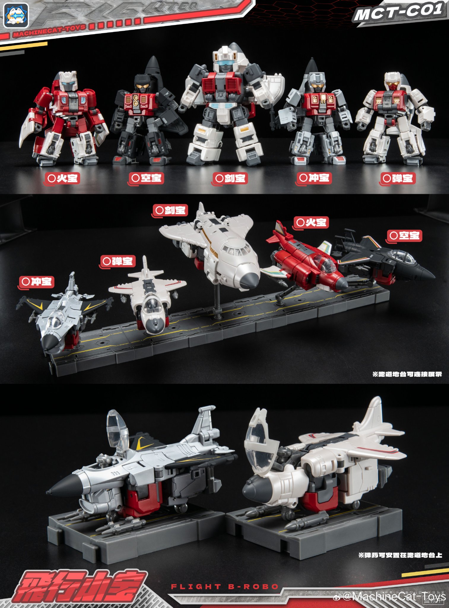 MachineCat-Toys MCT-01 飞行 B-Robot（SD 大无畏）彩色原型