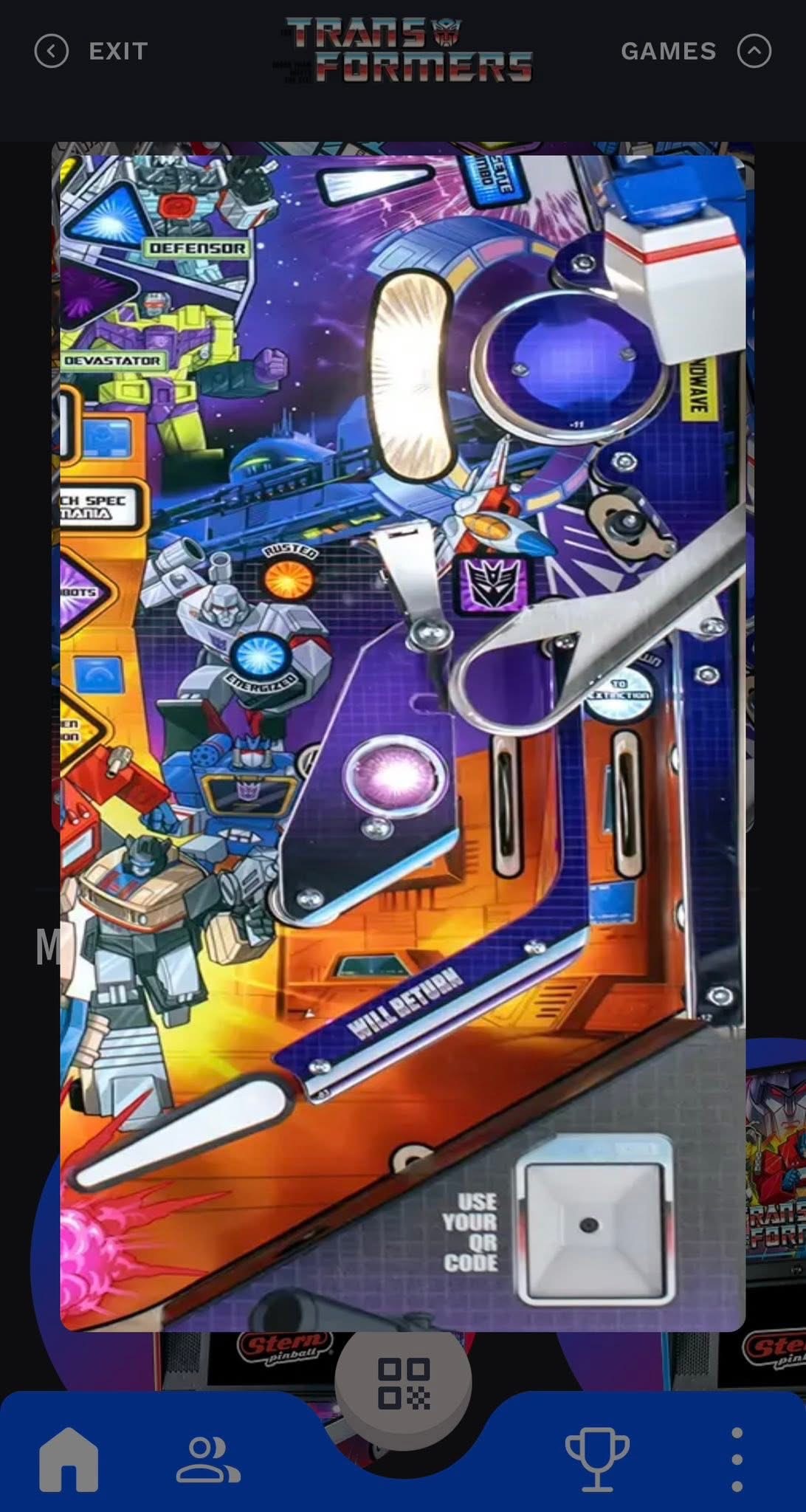 斯特恩的新变形金刚弹球