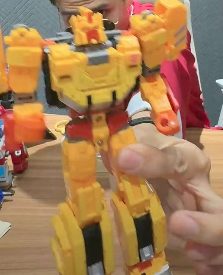 变形金刚 天元时代 哨兵Prime 神器包 到手实物图