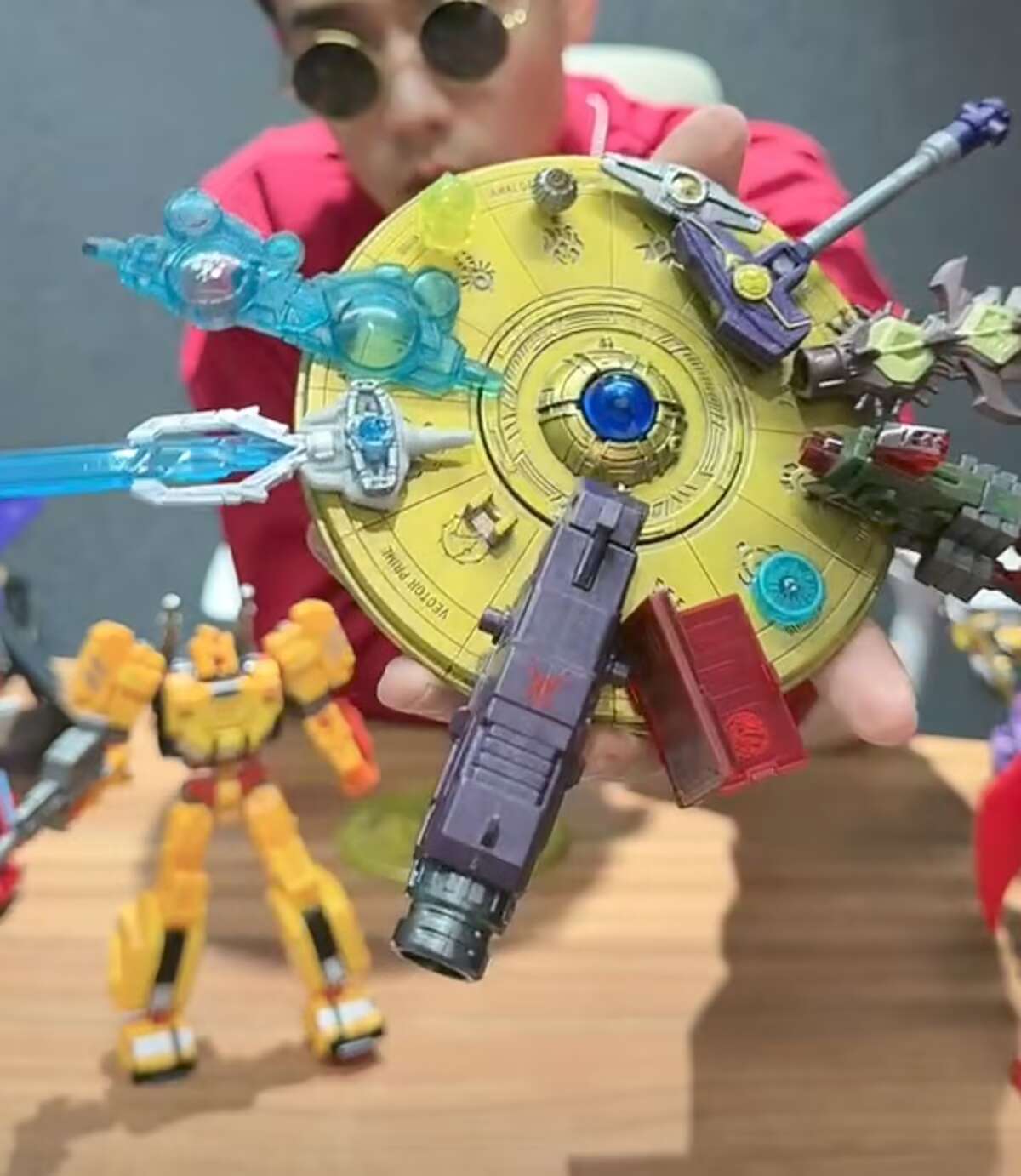 变形金刚 天元时代 哨兵Prime 神器包 到手实物图