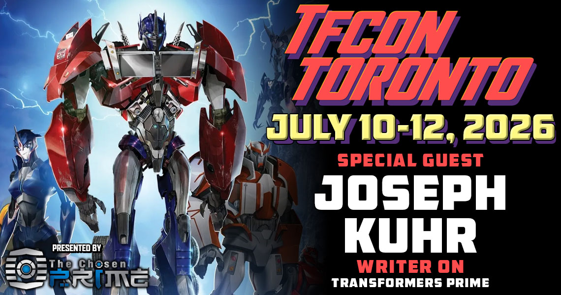 《变形金刚》编剧 Joseph Kuhr 将出席 2026 年多伦多 TFcon